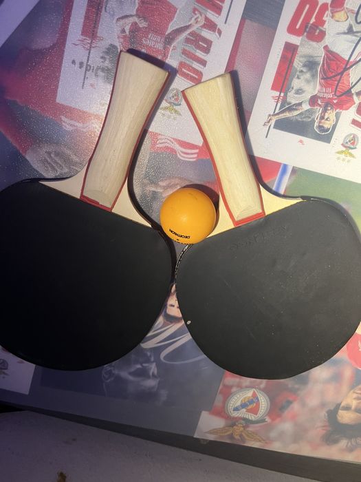raquetes de ping pong 2 estrelas