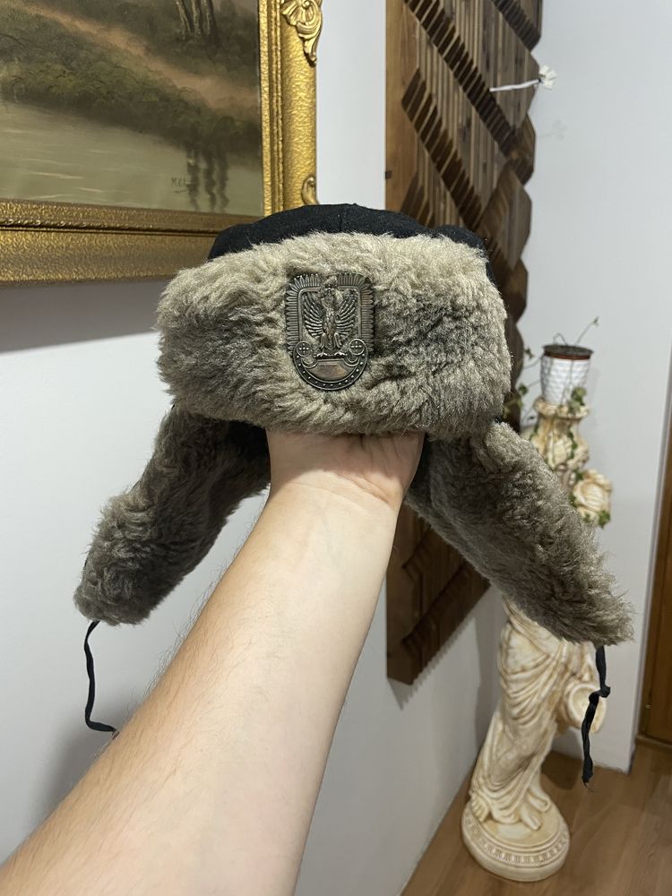 Czapka wojskowa zimowa MON 52-53 nie użyta