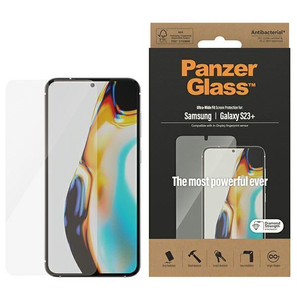 Panzerglass Ultra-Wide Fit Sam S23+ S916 Screen Protection 7323