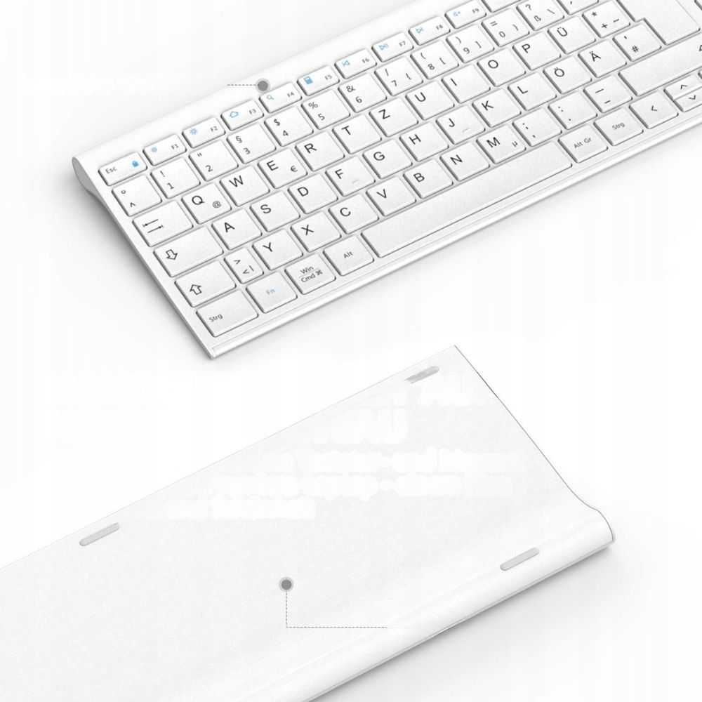 IClever BK10 Klawiatura i mysz bezprzewodowa ergonomiczna QWERTZ