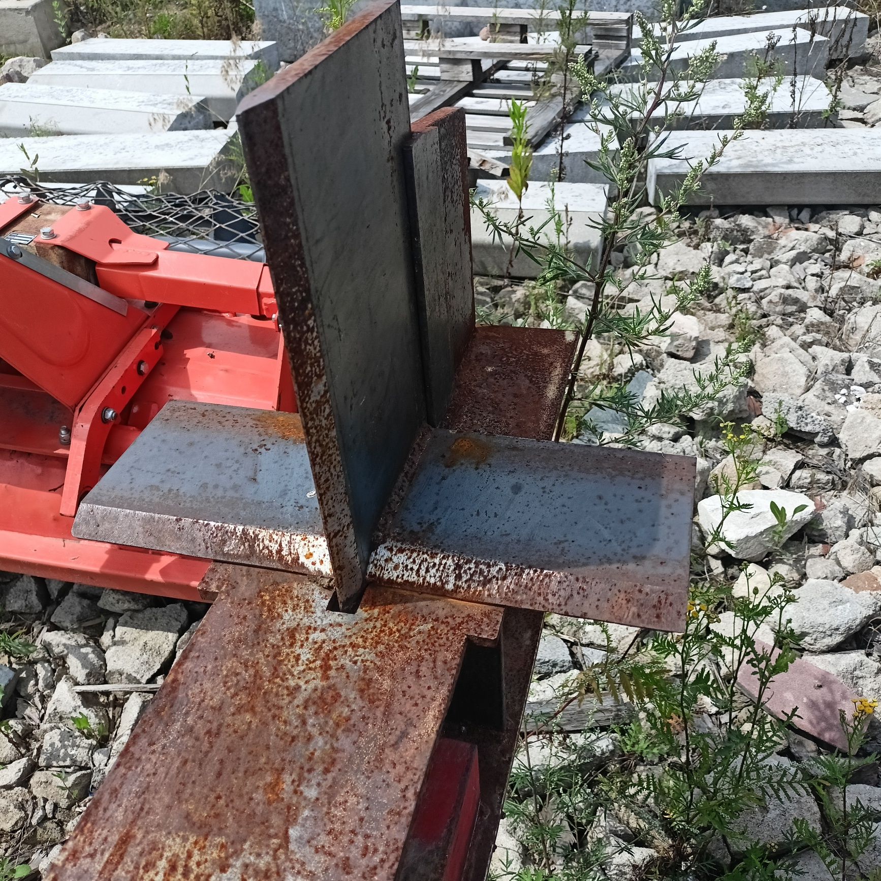 Łuparka hydrauliczna wom, do traktora,