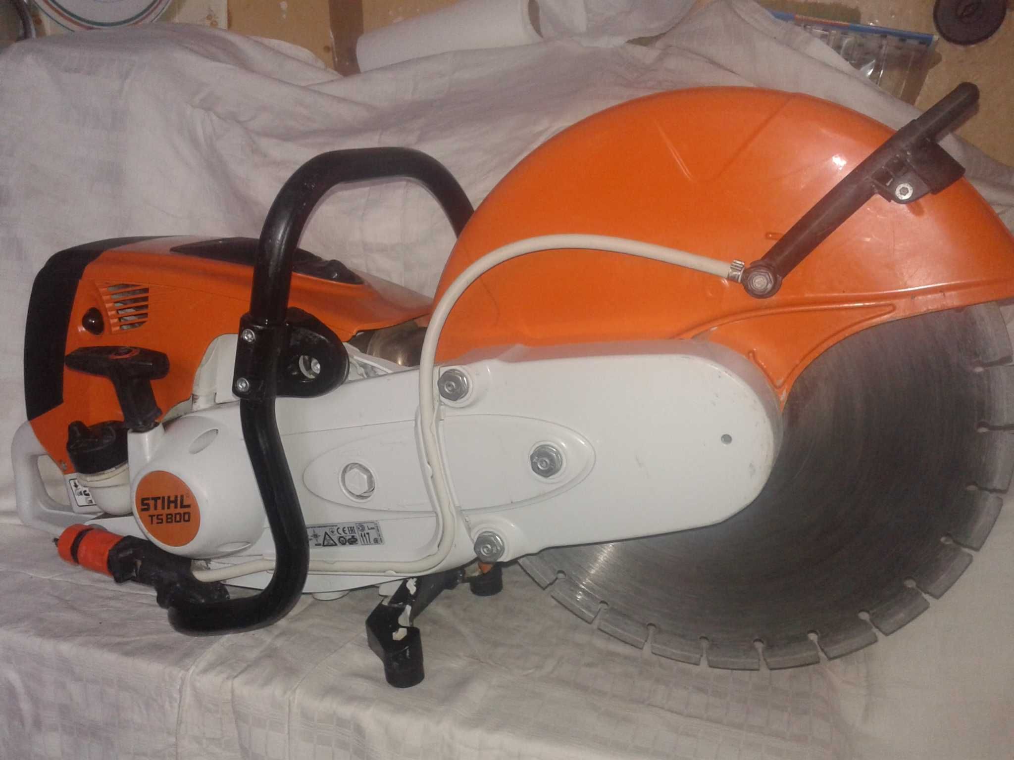 Największa pila przecinarka STIHL TS 800 6,8KM 7 tarcz