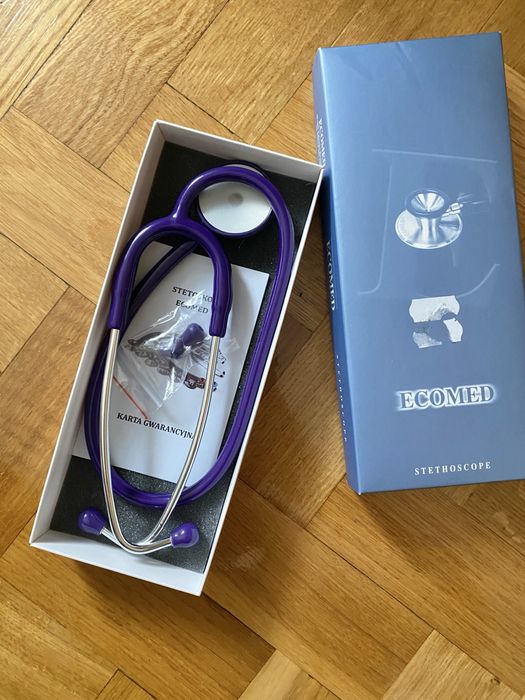 Ecomed fioletowy stetoskop