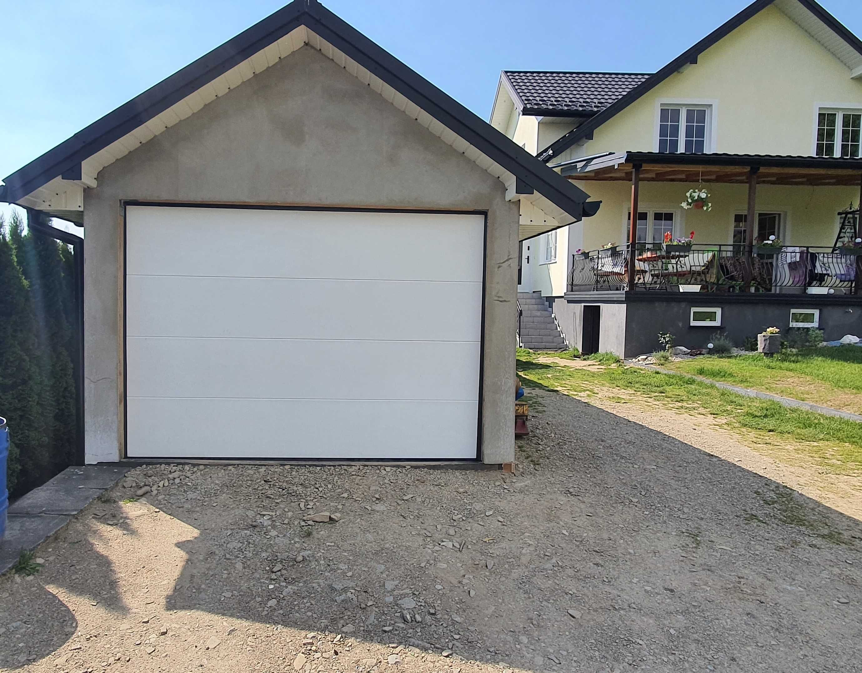 Brama garażowa segmentowa 2500x2125 biała z GWARANCJĄ