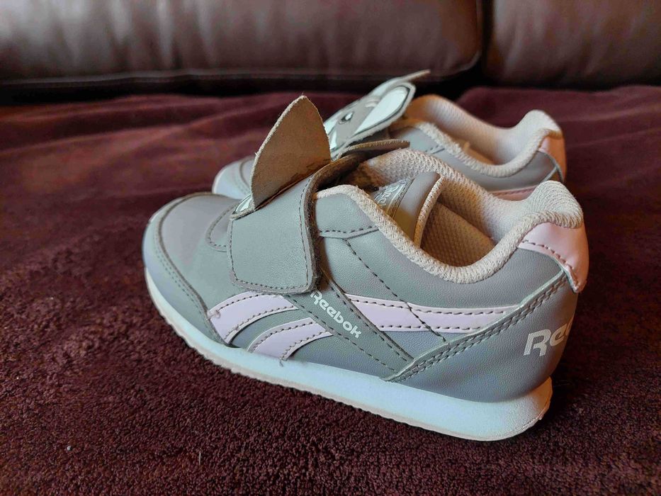 Buty dziewczynka adidasy Reebok rzepy z motywem r. 26.5EU wkł. 16cm