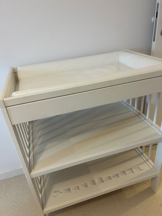 Zestaw Łóżeczko i przewijak IKEA Gulliver