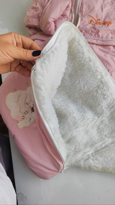 Дитячій комбінезон на овчині 2 в 1 від 6 міс до 1.5 року