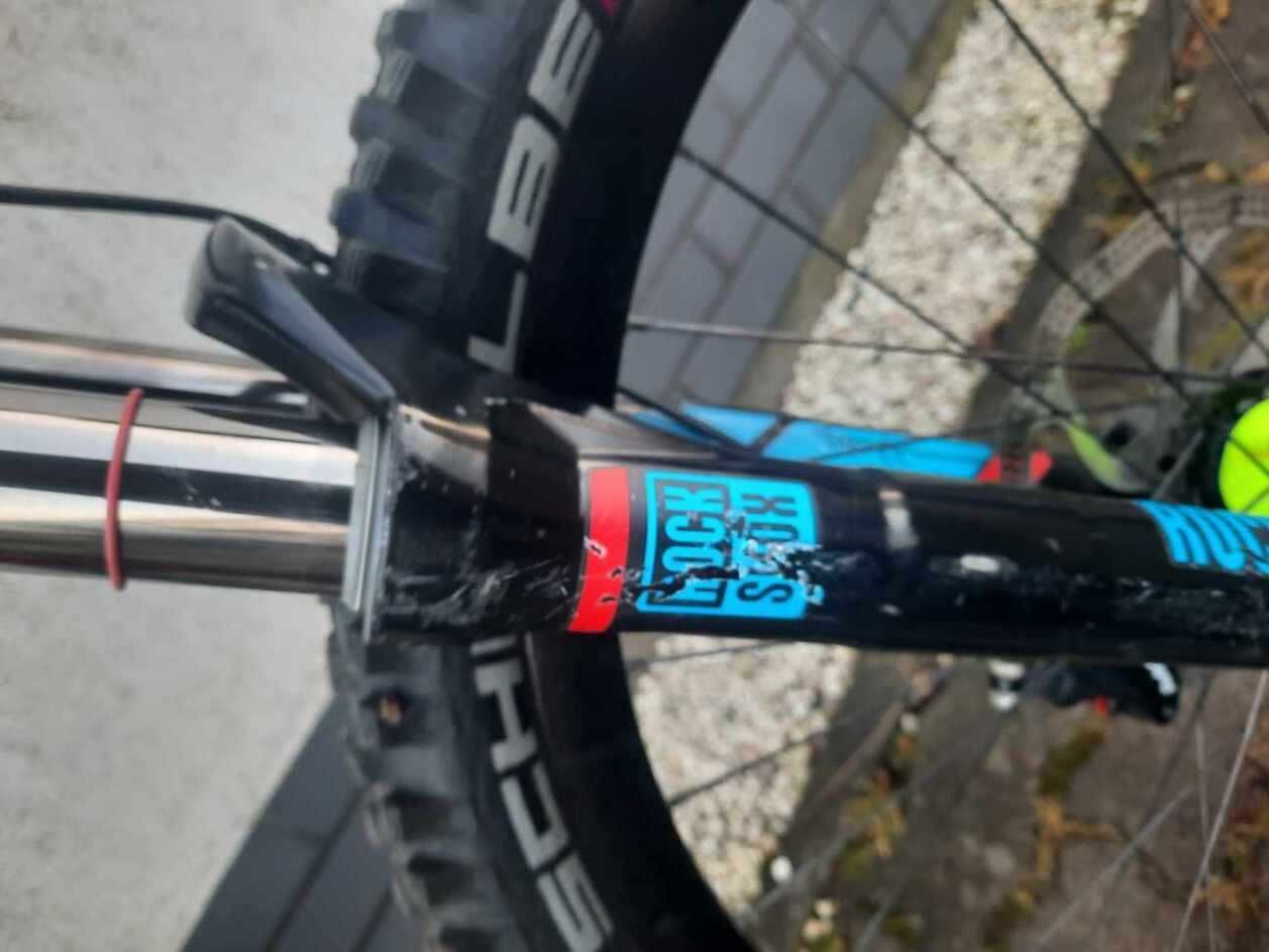 Amortyzator rock shox domain 2014+Mostek gigant