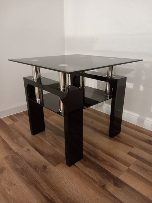 Ława Lisa kwadratowa czarna