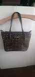 Shopper Love Moschino czarno-złoty
