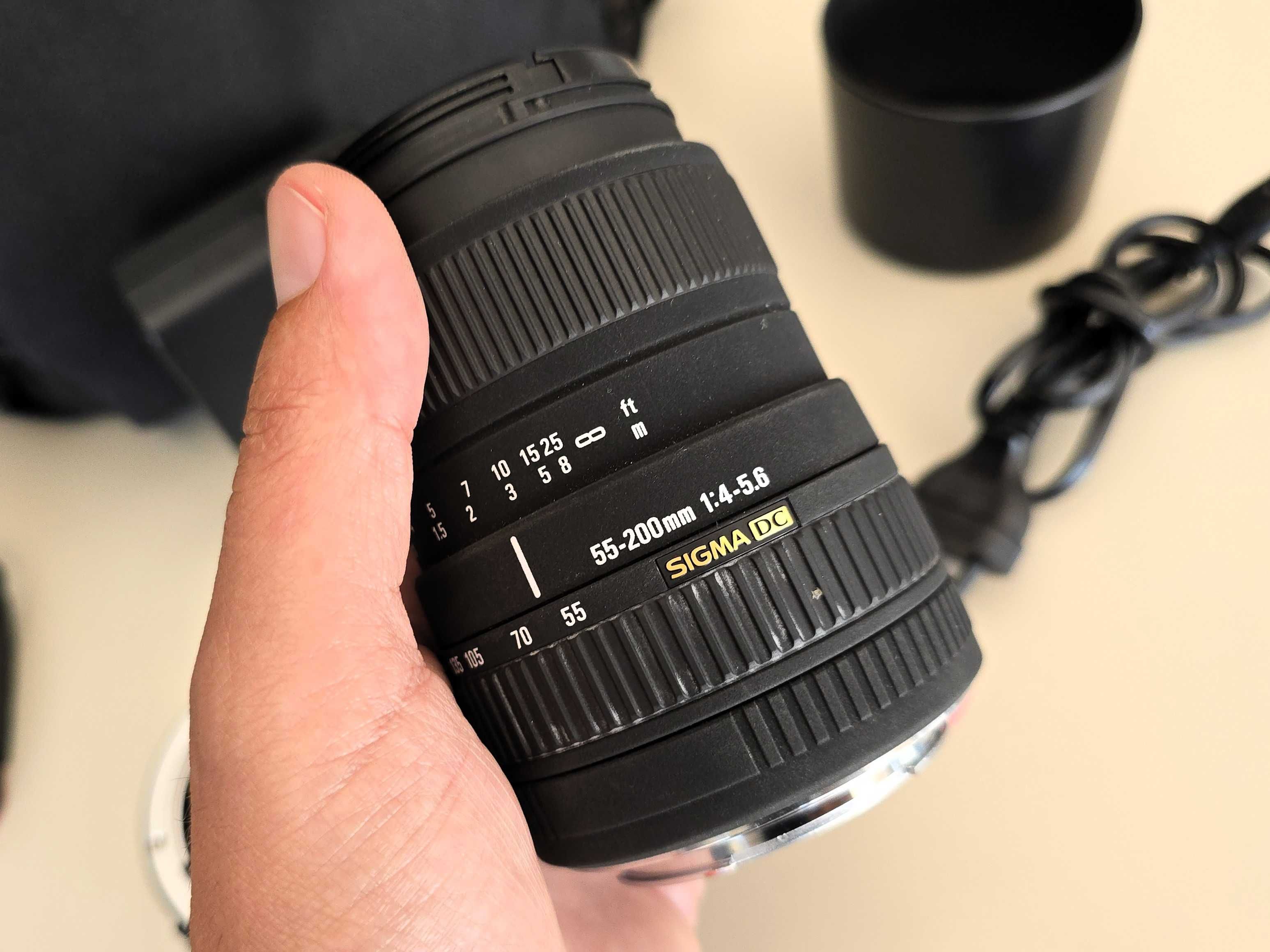 Kit Completo de Câmera Canon R100 com Lente 18-45mm - Como Nova!