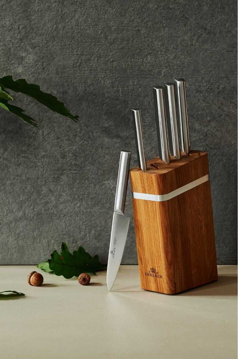Набір ножів Gerlach Ambiente Oak 5 Оригінал Набор кухонных ножей