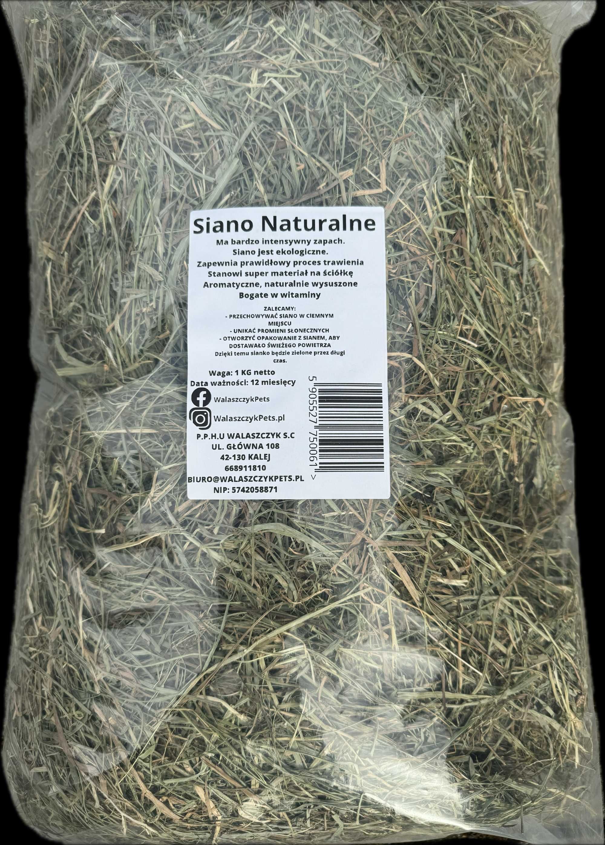 Siano naturalne 1 KG (zbiór 2022) - Potraw, ekologiczne super miękkie