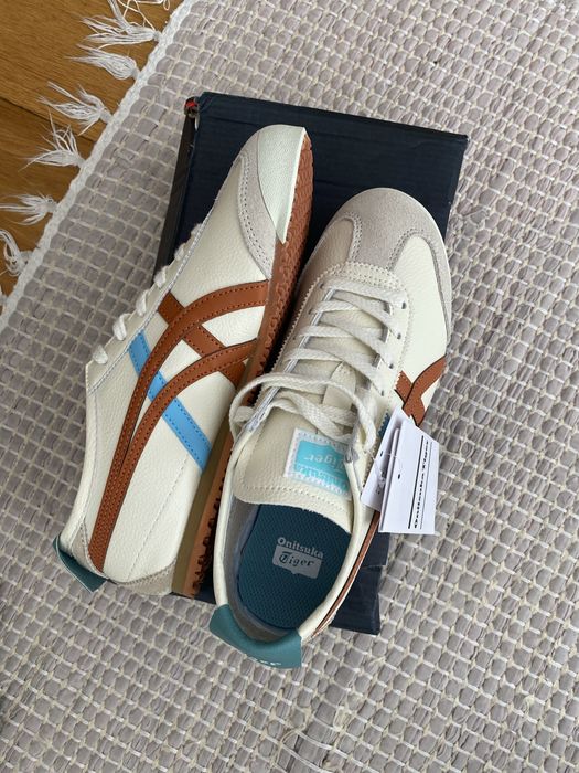 Onitsuka Tiger Riscas Castanhas e Azul