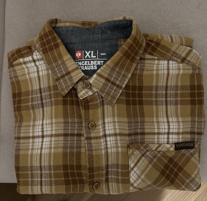 Engelbert Strauss koszula w kratę e.s.vintage XL