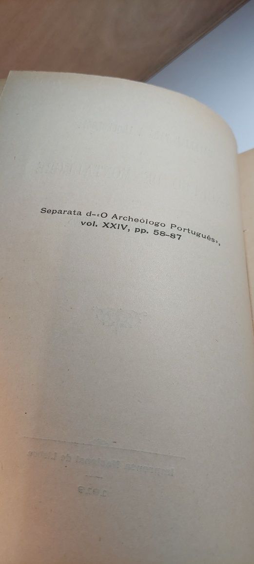 Materiais para a Arqueologia do Concelho de Montalegre (1919)