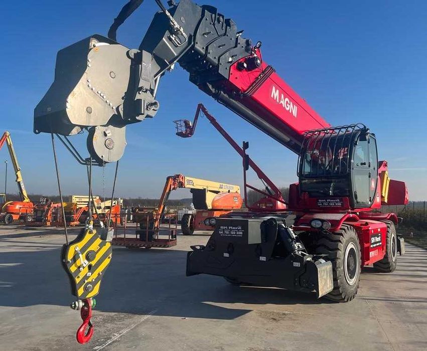 Usługa dźwig ładowarka teleskopowa, elektryczna, spalinowa 10ton 37m