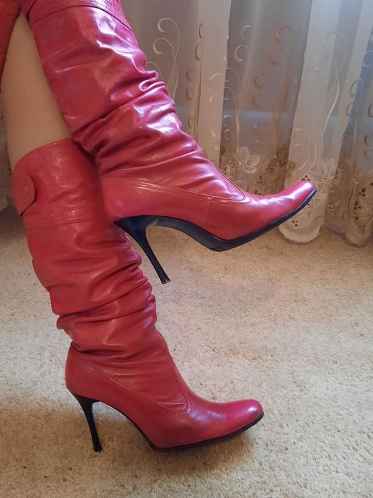 Сапожки, 38, кожа натур, осень.