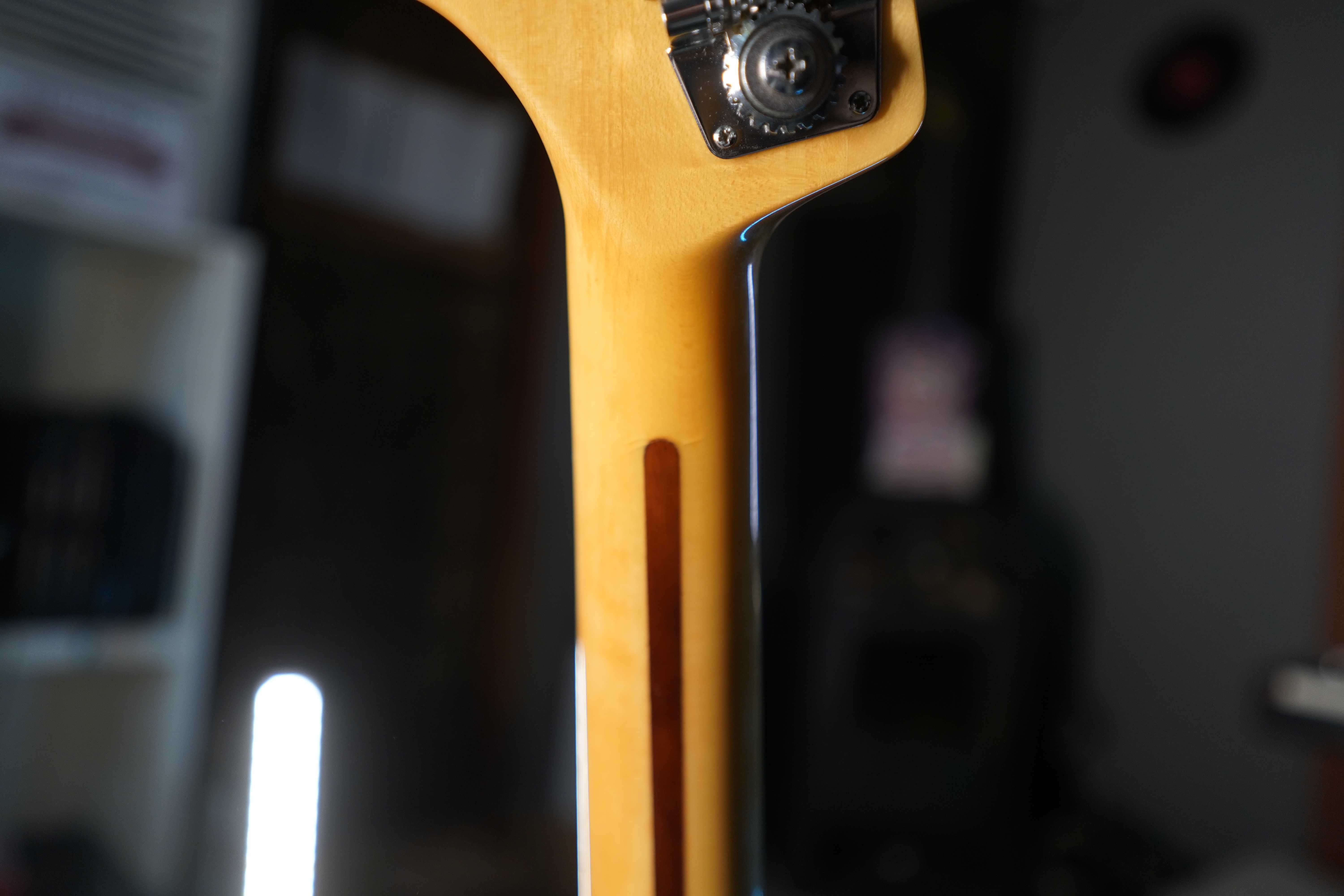 Bezprogowa Gitara basowa fretless Jazz Bass DIY Japan – heban Schaller