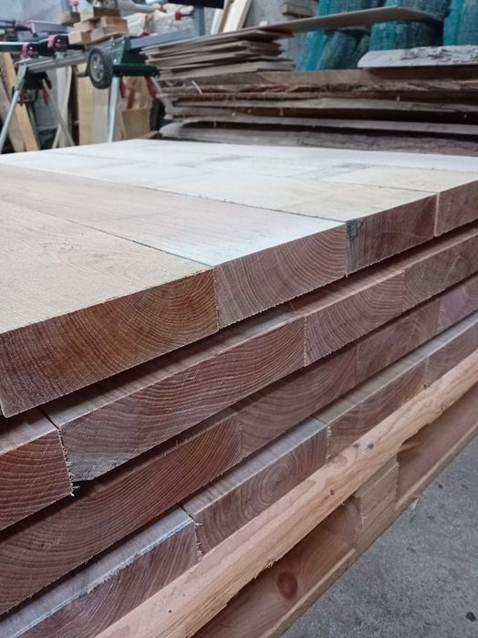 Deski brusy krawędziak dąb na kanał