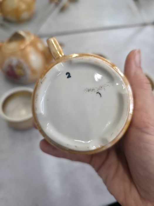 Porcelana PRL Serwis Herbaciany ZPS LUBIANA Lata 60./70. XX w.