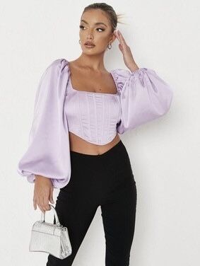 Новий кроп топ блуза корсет блузка missguided plt
