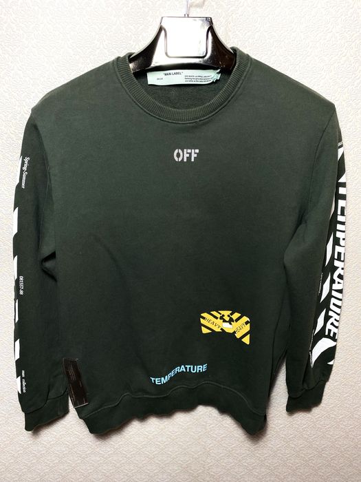 Кофта свитшот Off White M L размер