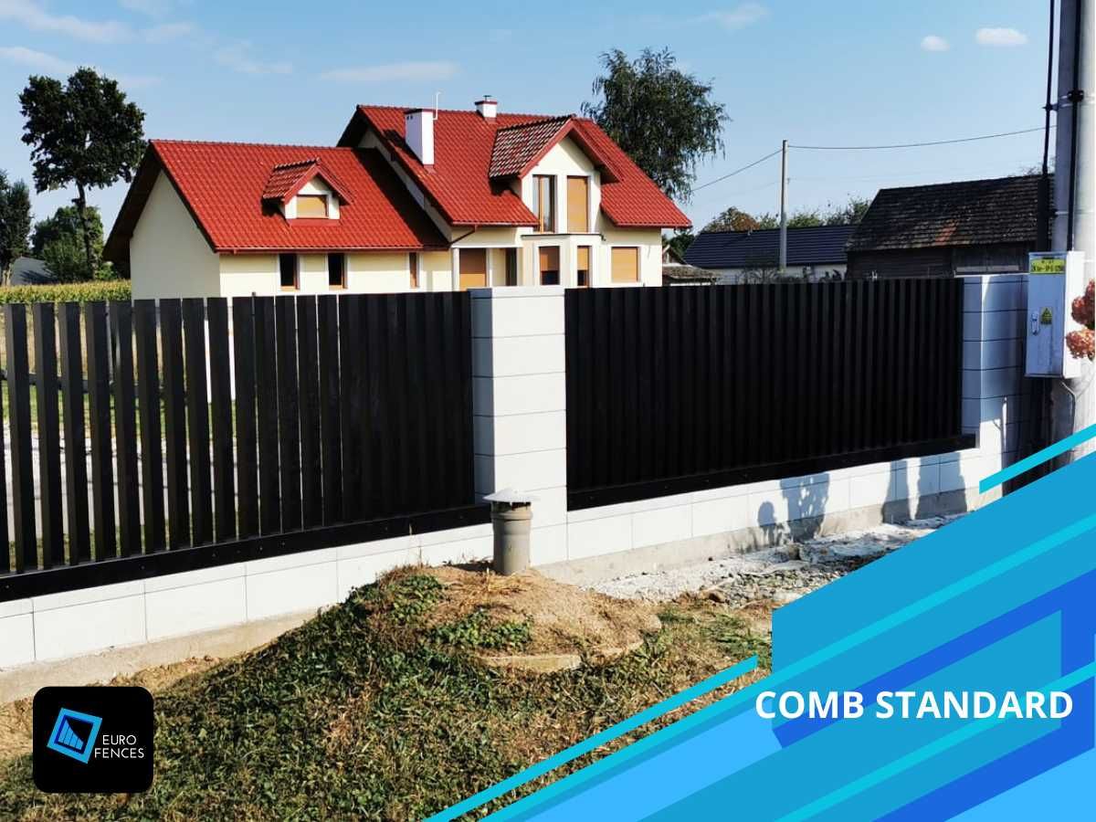 Ogrodzenie z aluminium Polski producent Euro Fences - Pełna blacha