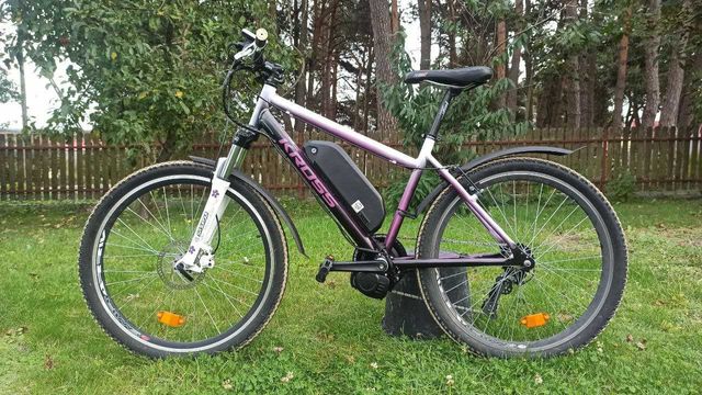 ebike Kross elektryczny r. S, 26", tsdz2 (ulepszony) OSF Nowa konwers.