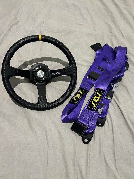 Kierownica Slide + Naba + Pasy Szelkowe BMW E46 E36