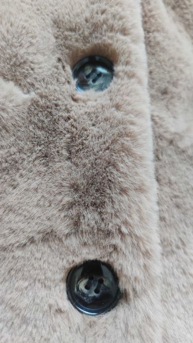 Пальто меховое Next размер S