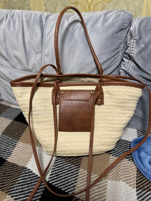 Сумка женская соломенная