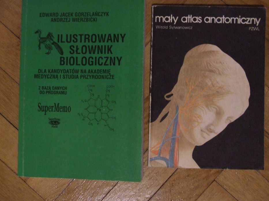 książki do biologii słownik atlas