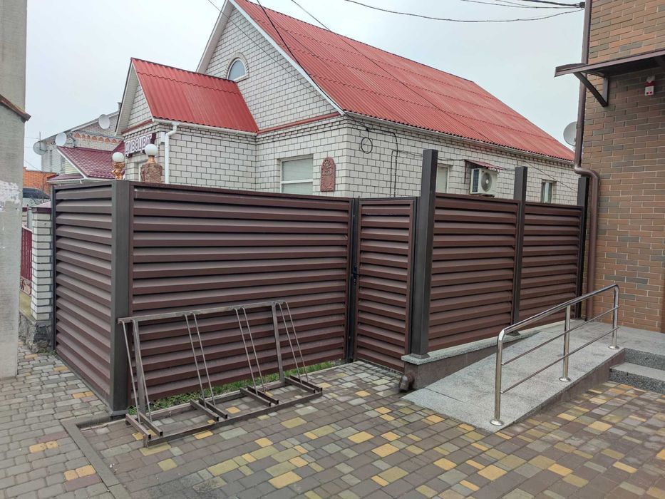 Паркан Жалюзі Металевий Забор Ранчо