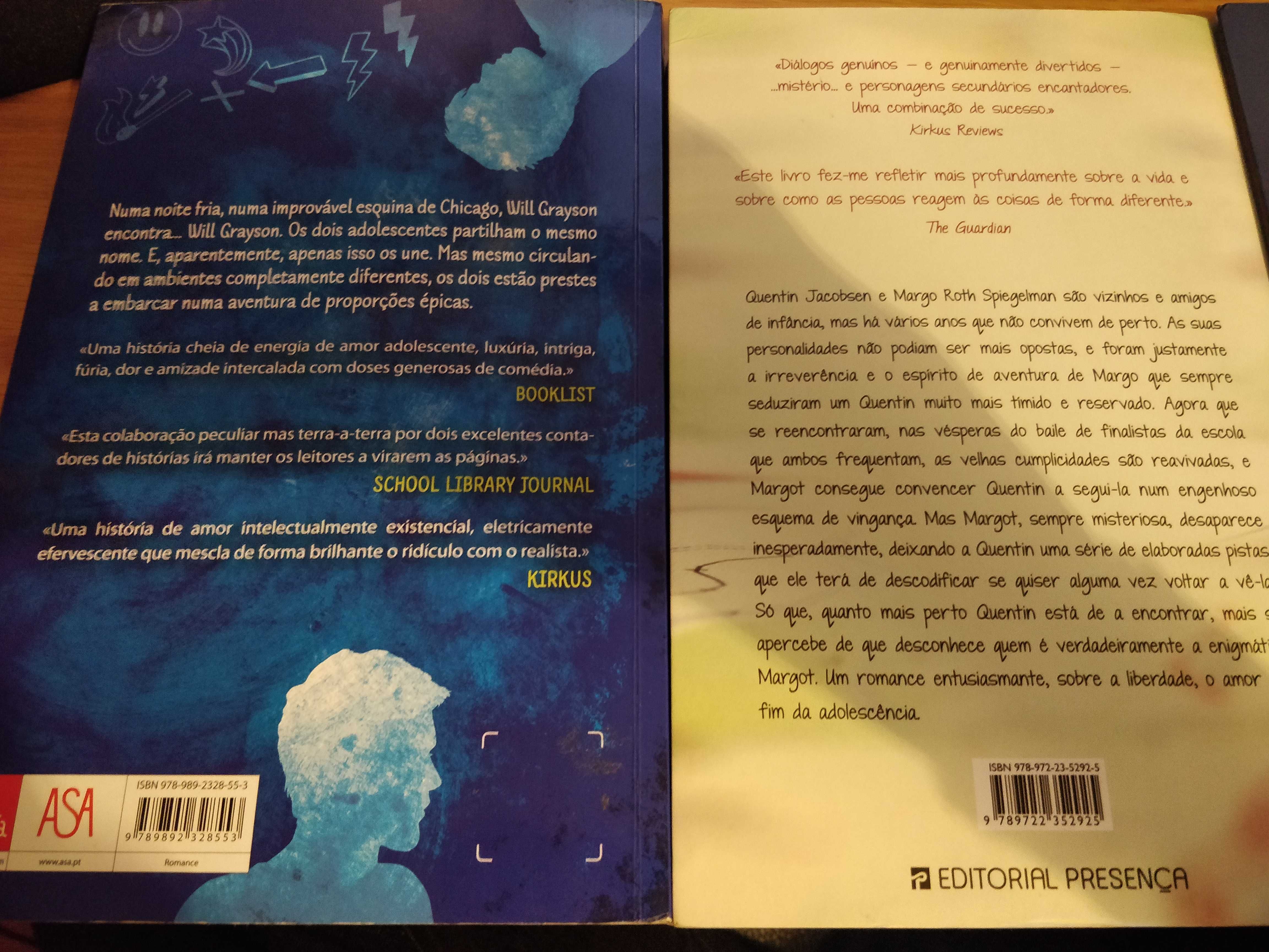 John Green Coleção: Cidades de papel, Will e Will, À Procura de Alaska