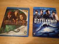 Blu-Ray Battleship e Piratas das Caraibas