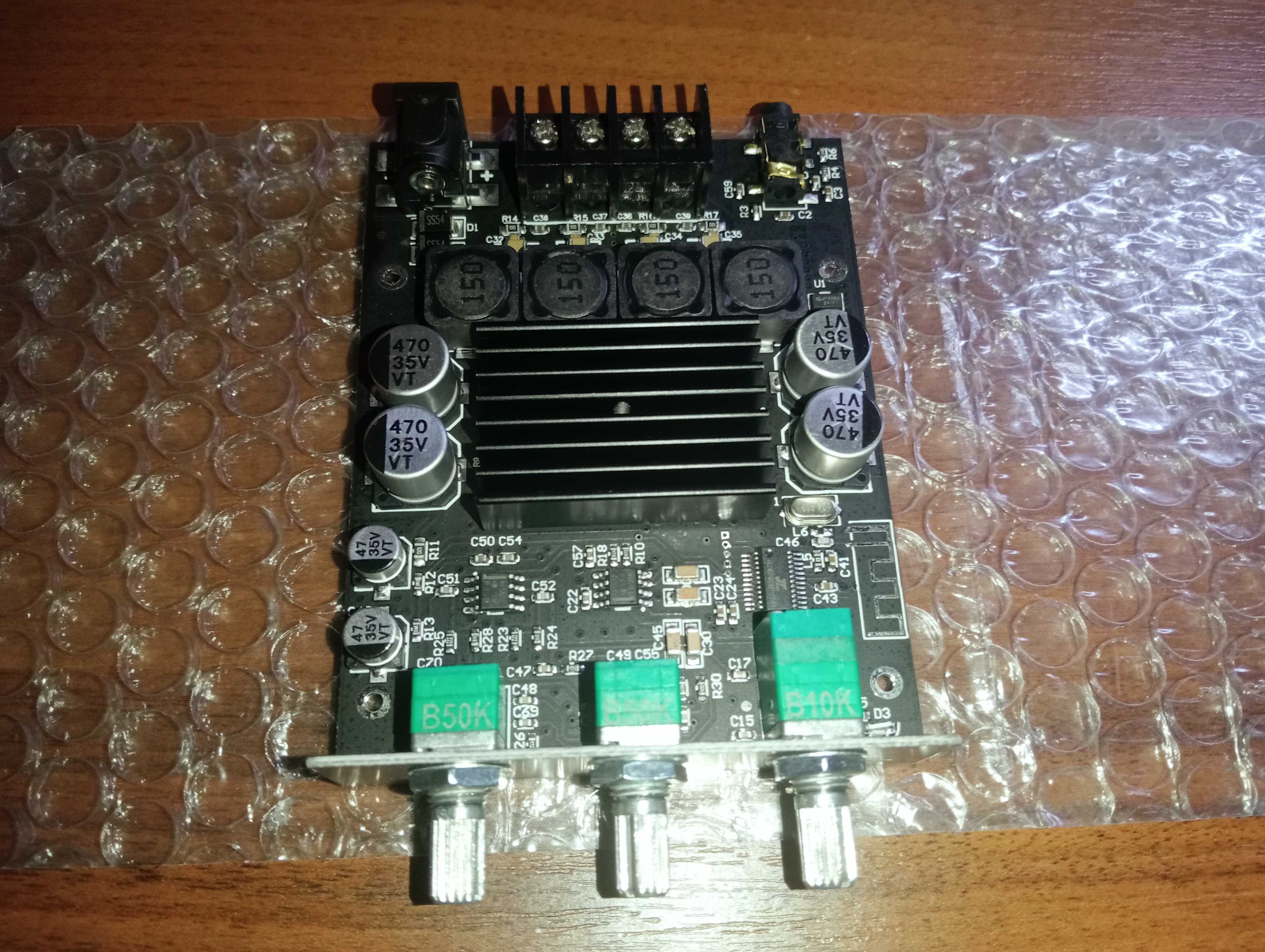 2х100W  ZK-1002Т Bluetooth підсилювач TPA3116D2