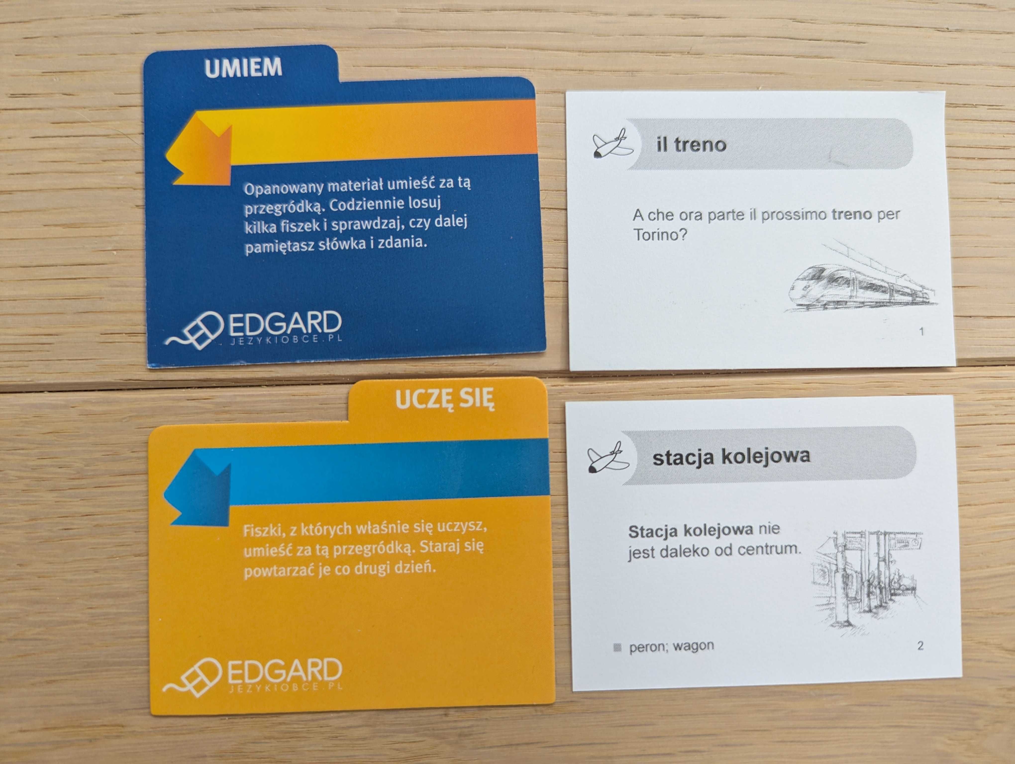 100 fiszek WŁOSKI w podróży EDGARD