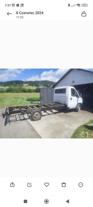 Części  Fiat Ducato 1996 Skrzynia ładunkow paka hak  sprzęgło 2,5 84km