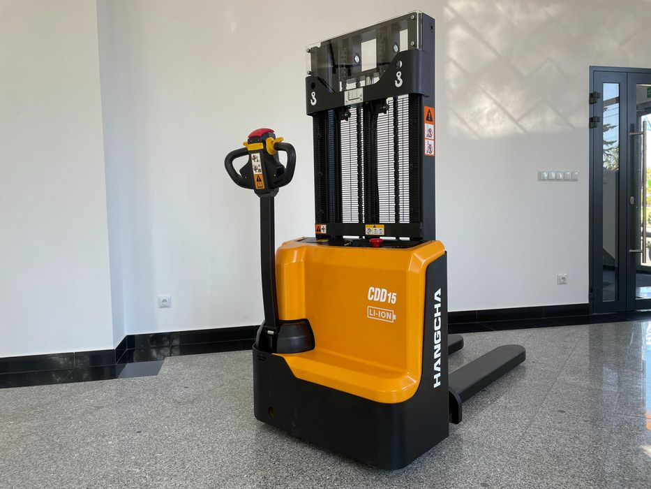Wózek paletowy masztowy stacker 1200 kg 2500 mm Hangcha CDD15-WS-I