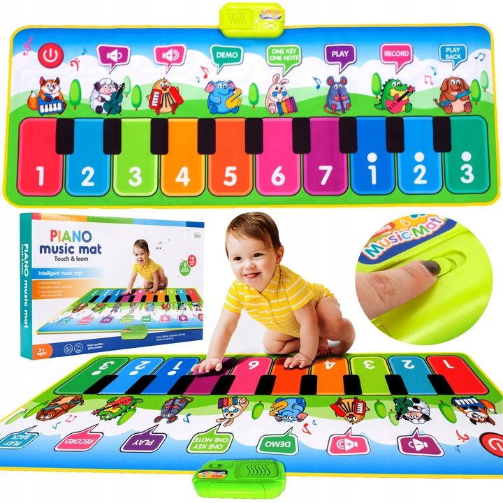 Mata Muzyczna Do Tańczenia Dla Dzieci Interaktywna 130 Cm Pianinko Nag