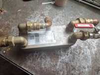 Zestaw: Wymiennik ciepła SONDEX + sterownik temperatury JTL DT-05