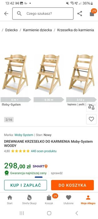 Sprzedam krzesełko do karmienia