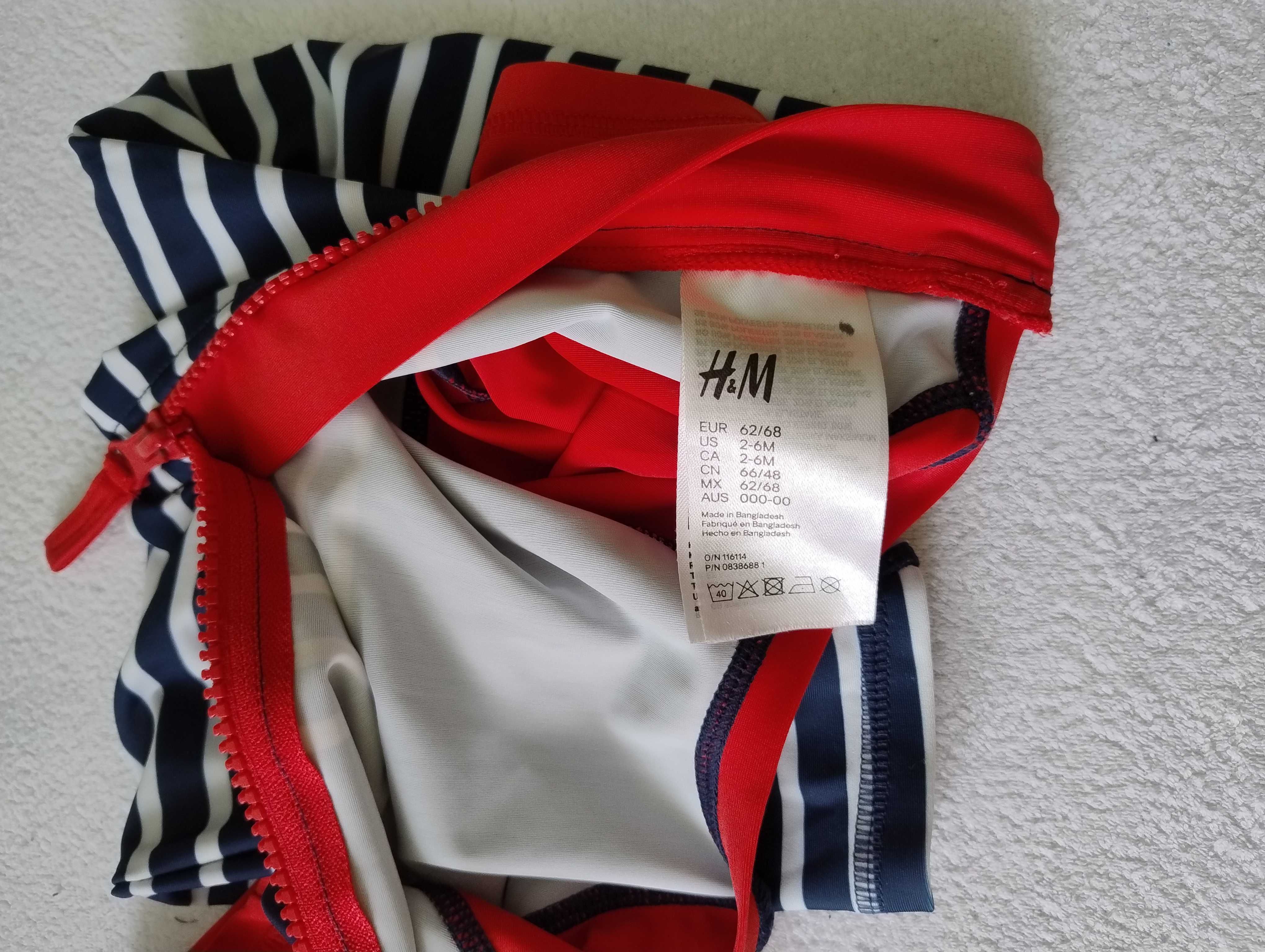 Strój kąpielowy dla maluszka H&M rozmiar 62/68