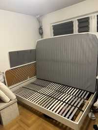 Łóżko z Ikei 140x200 cm NESTTUN ( jak nowe ) OKAZJA + materac gratis