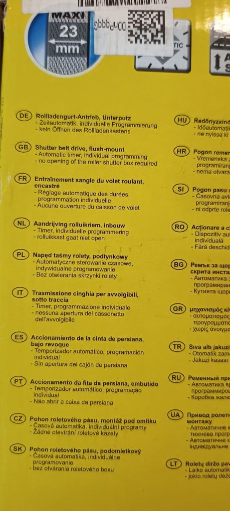 Schellenberg elektryczny zwijacz do rolet ROLLODRIVE 45