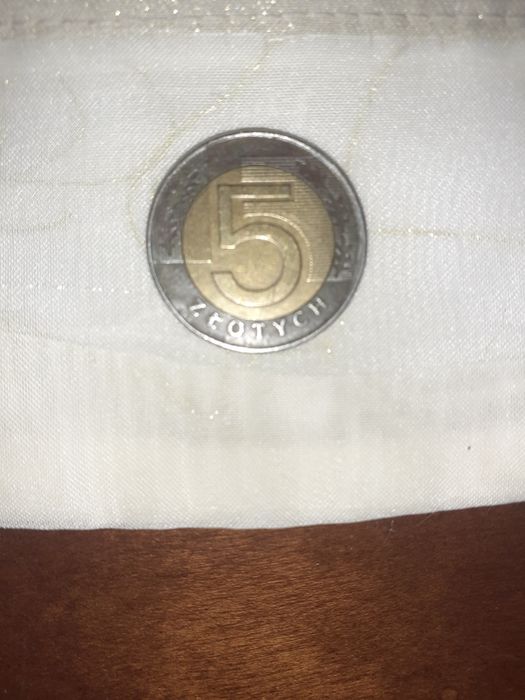 Moneta 5 zł 1996 r. Destrukt  ciemny pierścień