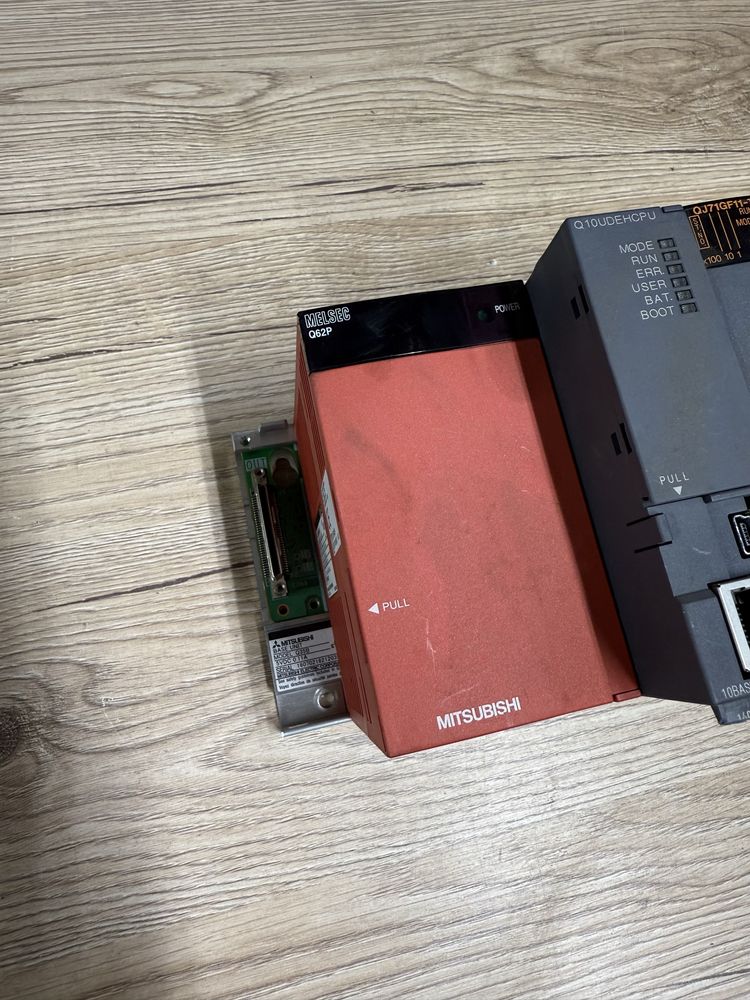 PLC, ПЛК Mitsubishi melsec-q, q62p, q10udehcpu, qj71gfrut2
