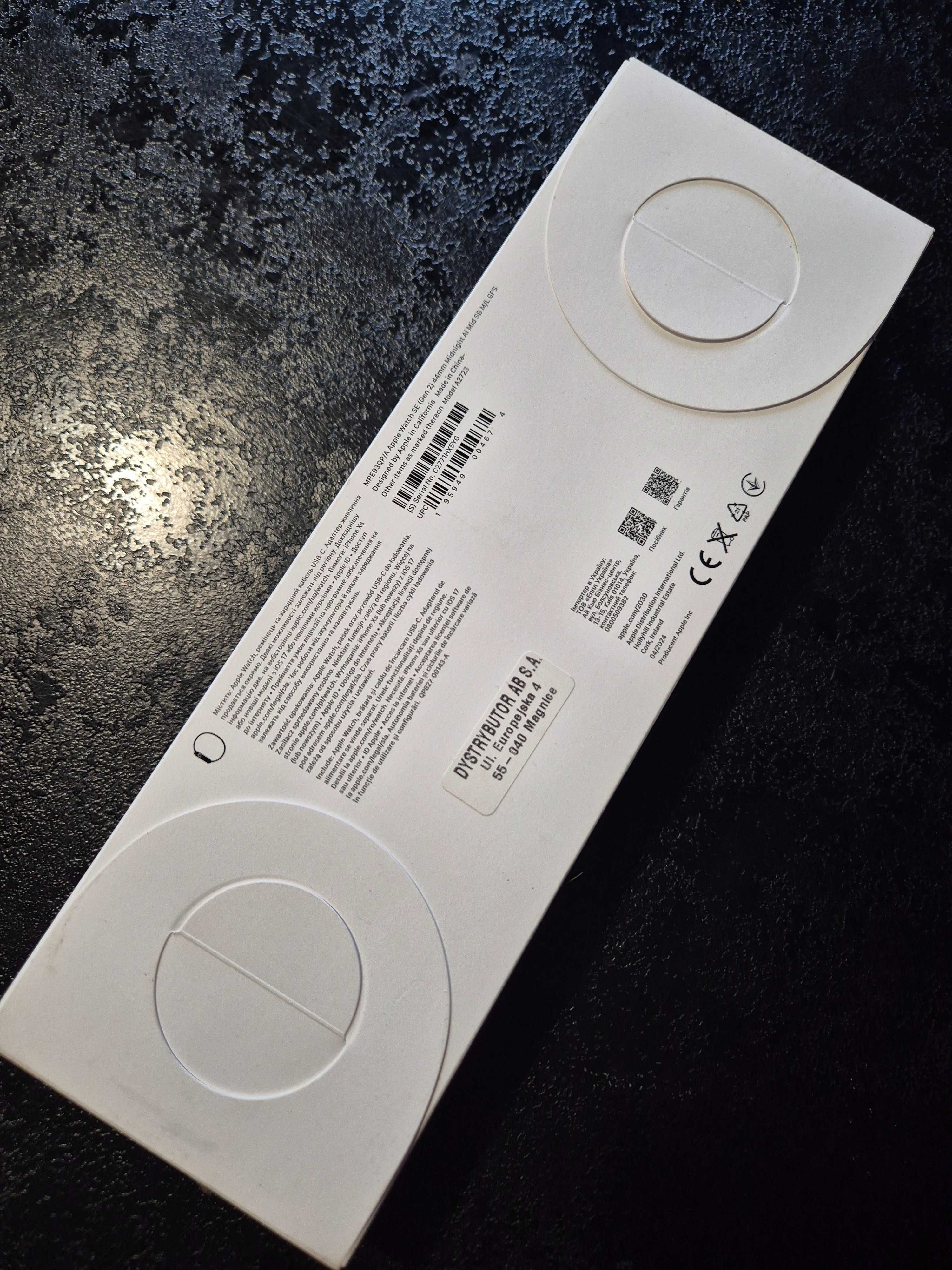 NOWY, ORYGINALNY zegarek Apple Watch SE (Gen 2) gps, NOWY!