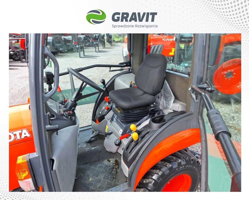 Ciągnik komunalny KUBOTA BX231CAB - od dealera, GWARANCJA, pług GRATIS